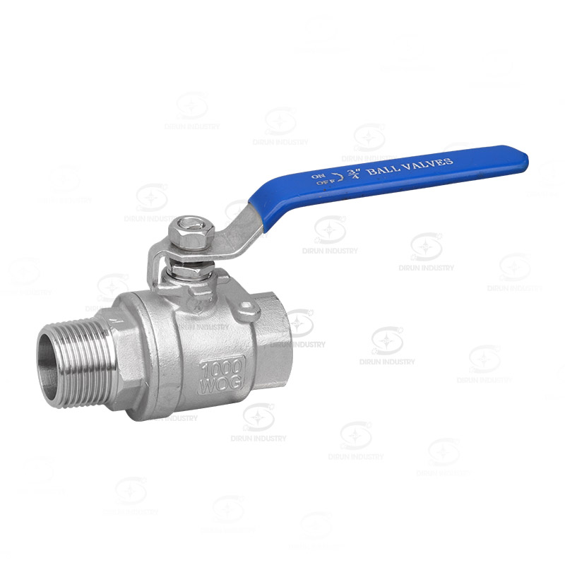 Two piece inner and outer ball valve